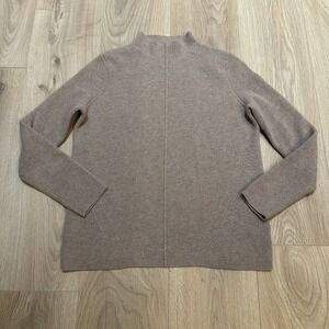 Edinburgh Knitwear 100% Cashmere Pullover Sweater Womens Size Small Brown EUC